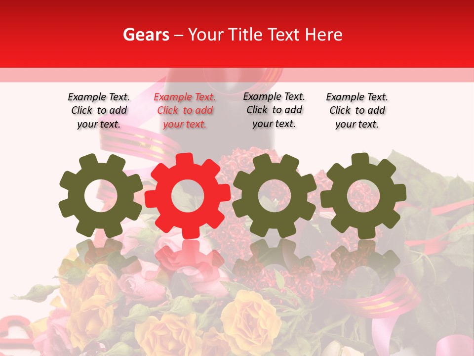 Beauty Streamer Love PowerPoint Template