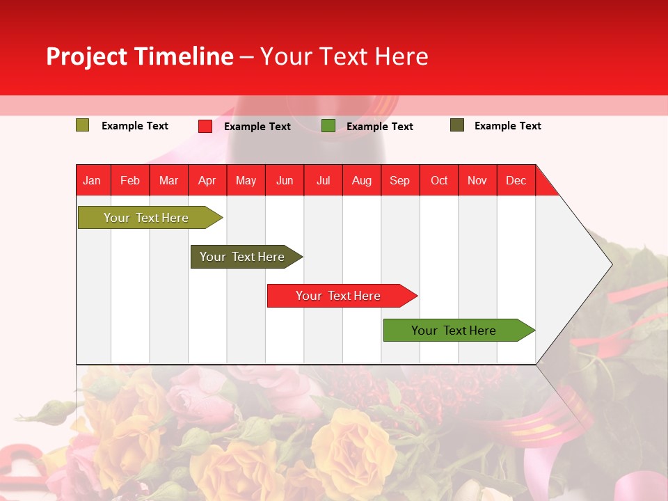Beauty Streamer Love PowerPoint Template