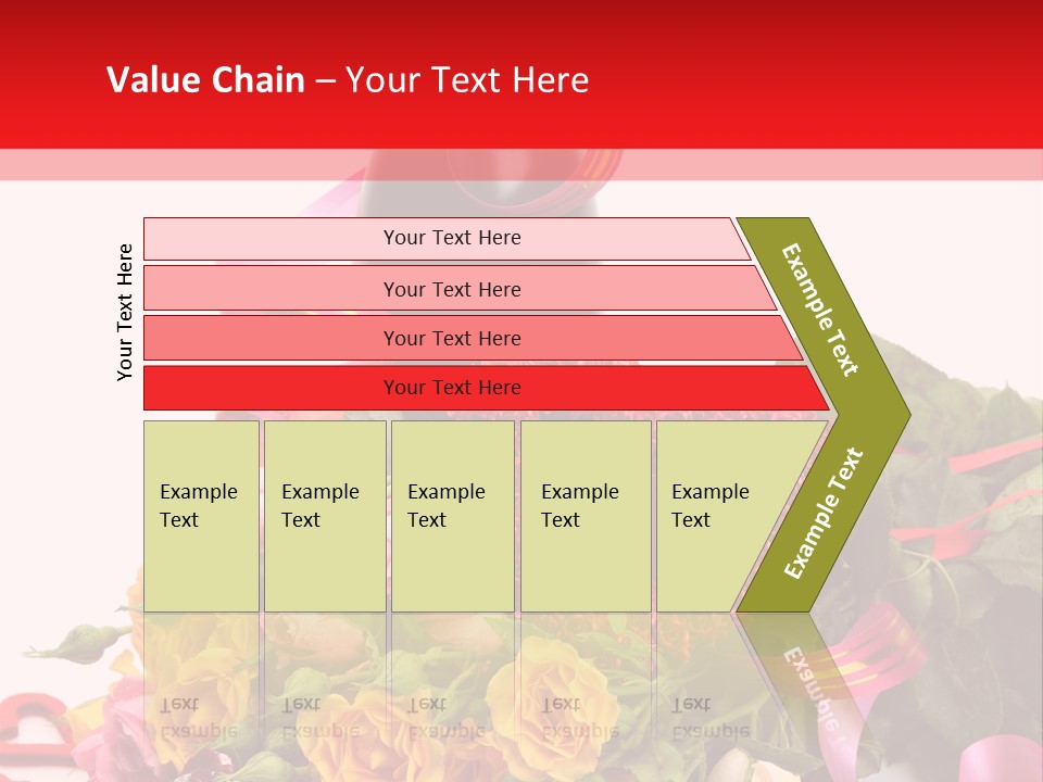 Beauty Streamer Love PowerPoint Template
