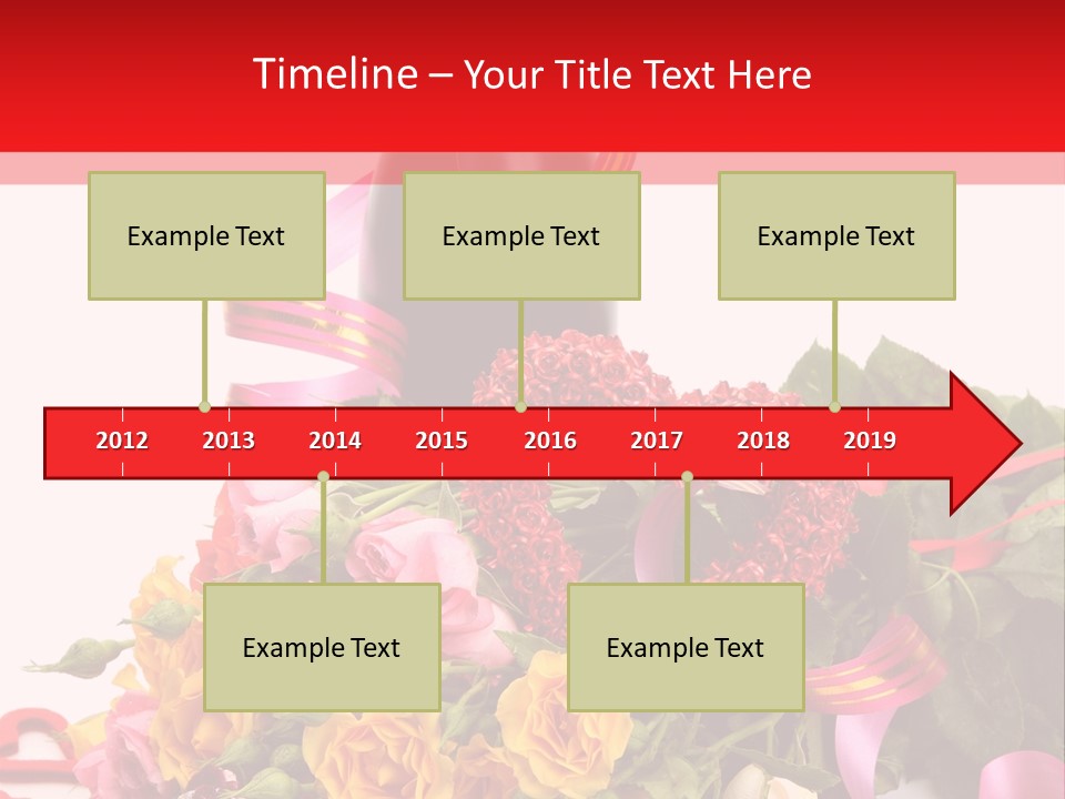 Beauty Streamer Love PowerPoint Template