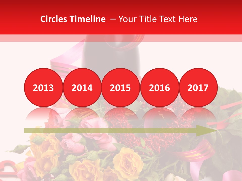 Beauty Streamer Love PowerPoint Template