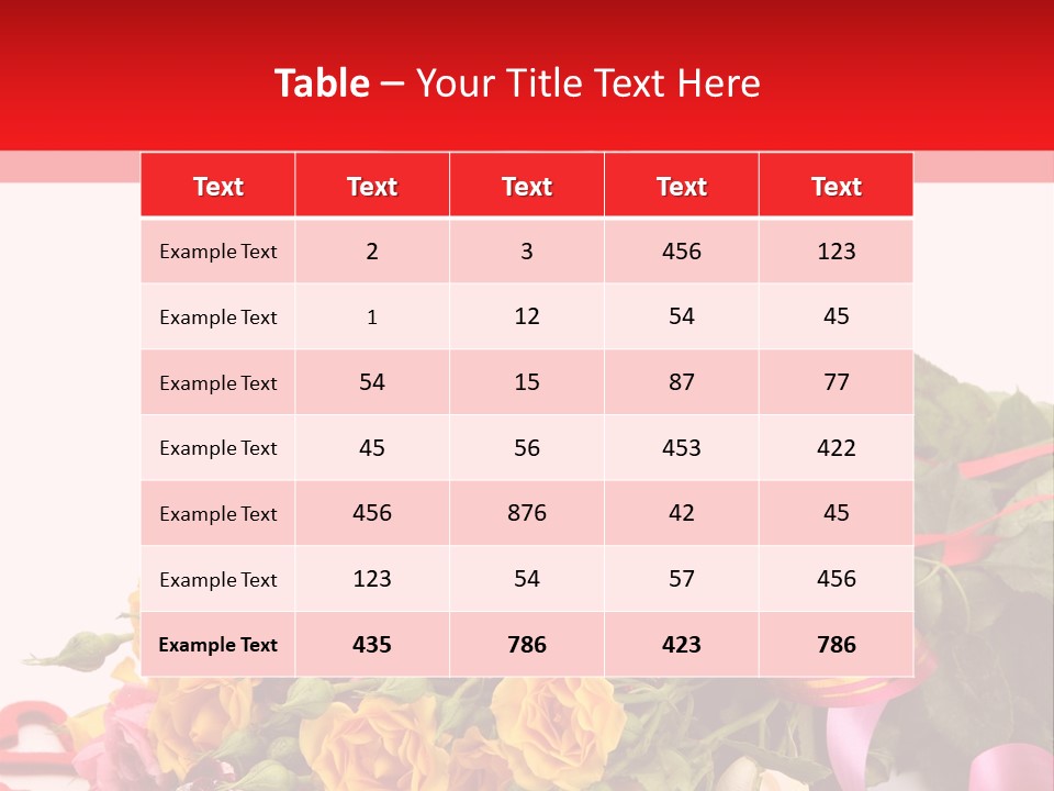 Beauty Streamer Love PowerPoint Template