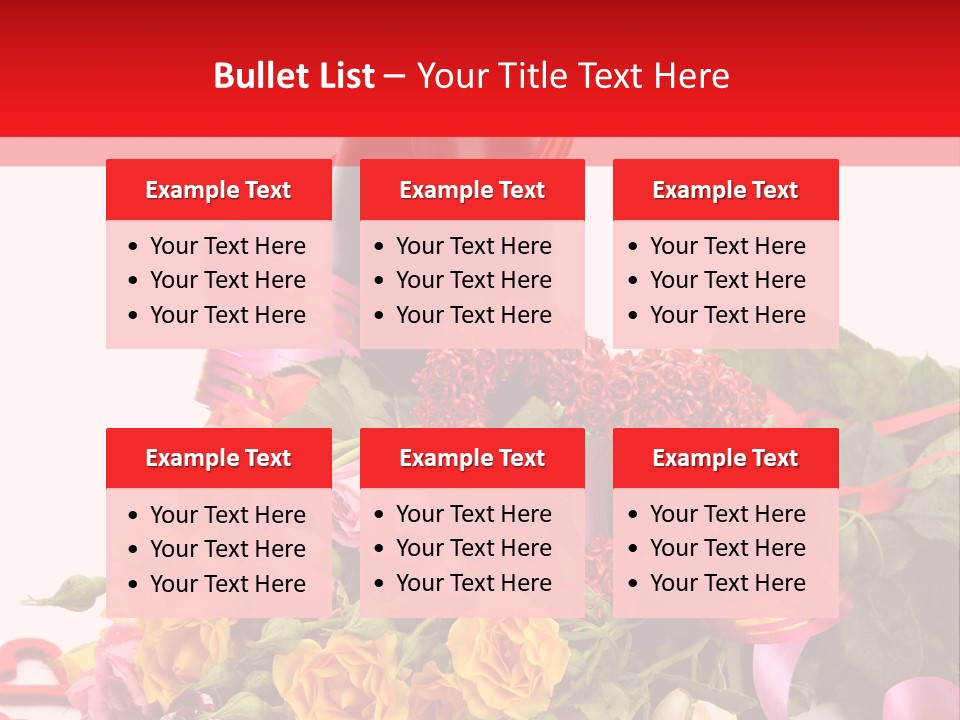 Beauty Streamer Love PowerPoint Template