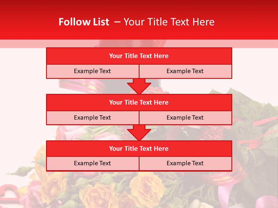 Beauty Streamer Love PowerPoint Template