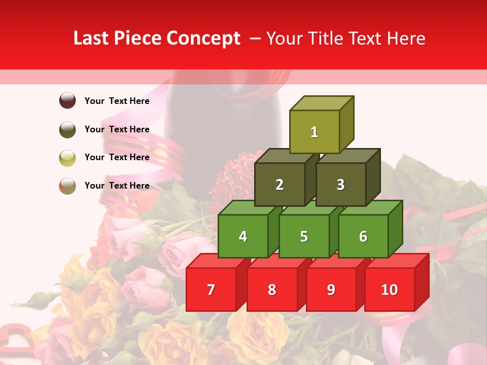 Beauty Streamer Love PowerPoint Template