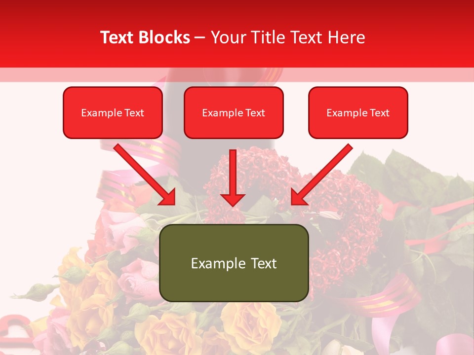 Beauty Streamer Love PowerPoint Template