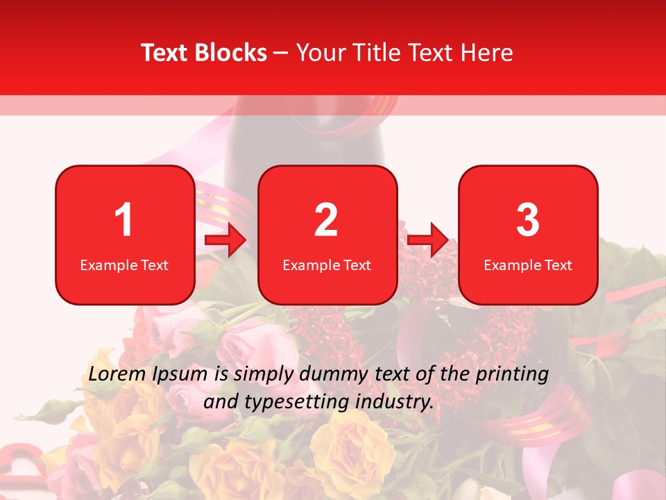 Beauty Streamer Love PowerPoint Template