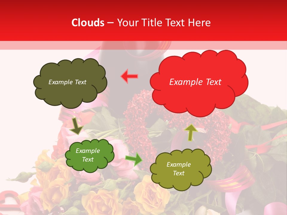 Beauty Streamer Love PowerPoint Template