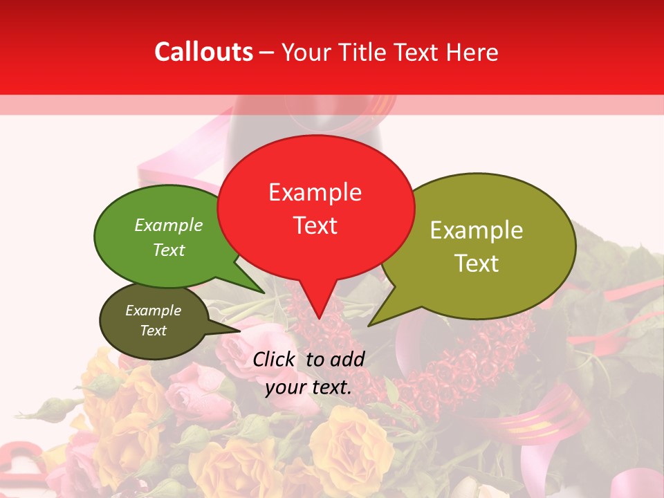 Beauty Streamer Love PowerPoint Template