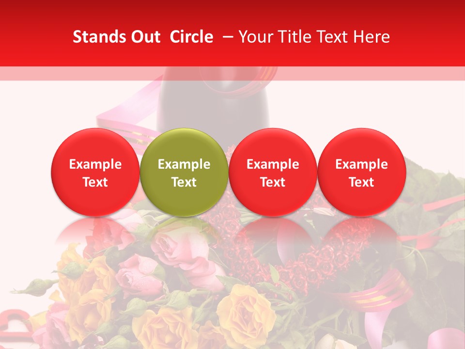 Beauty Streamer Love PowerPoint Template