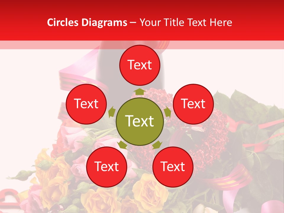 Beauty Streamer Love PowerPoint Template