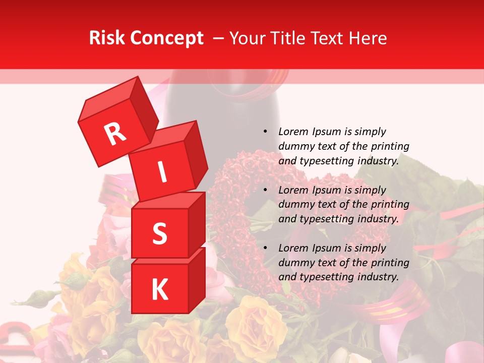 Beauty Streamer Love PowerPoint Template