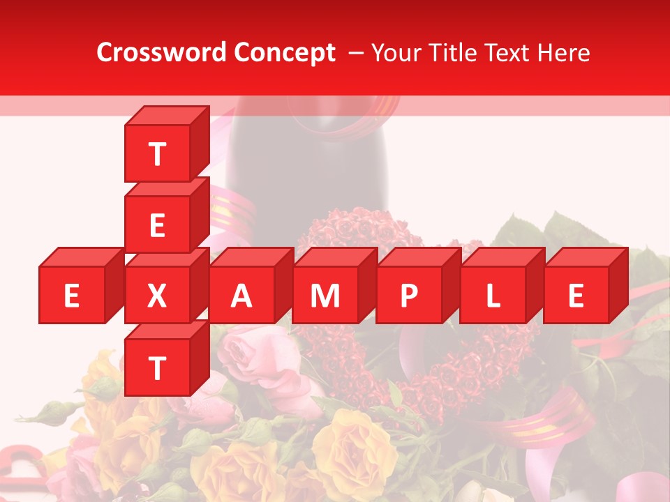 Beauty Streamer Love PowerPoint Template