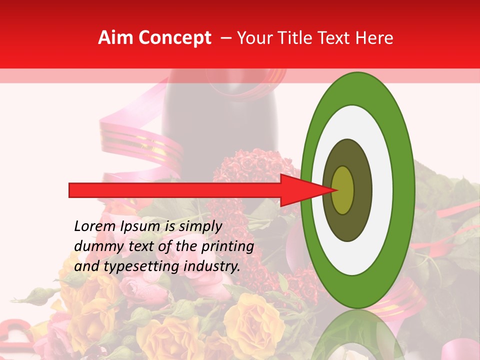 Beauty Streamer Love PowerPoint Template