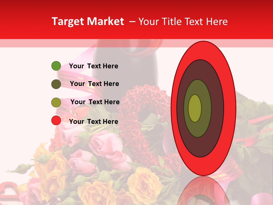 Beauty Streamer Love PowerPoint Template