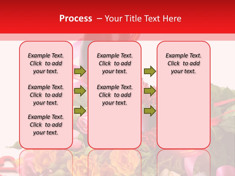 Beauty Streamer Love PowerPoint Template