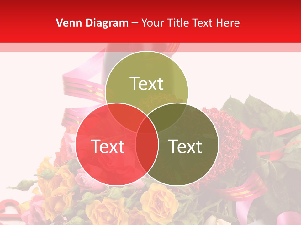 Beauty Streamer Love PowerPoint Template