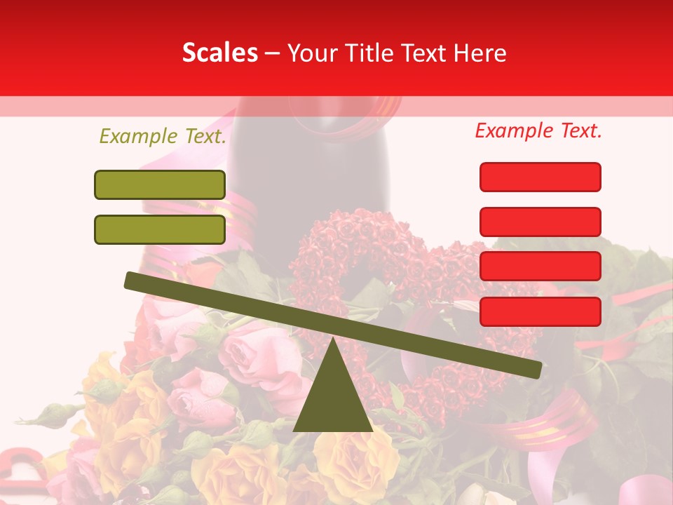 Beauty Streamer Love PowerPoint Template