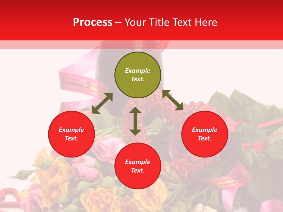 Beauty Streamer Love PowerPoint Template