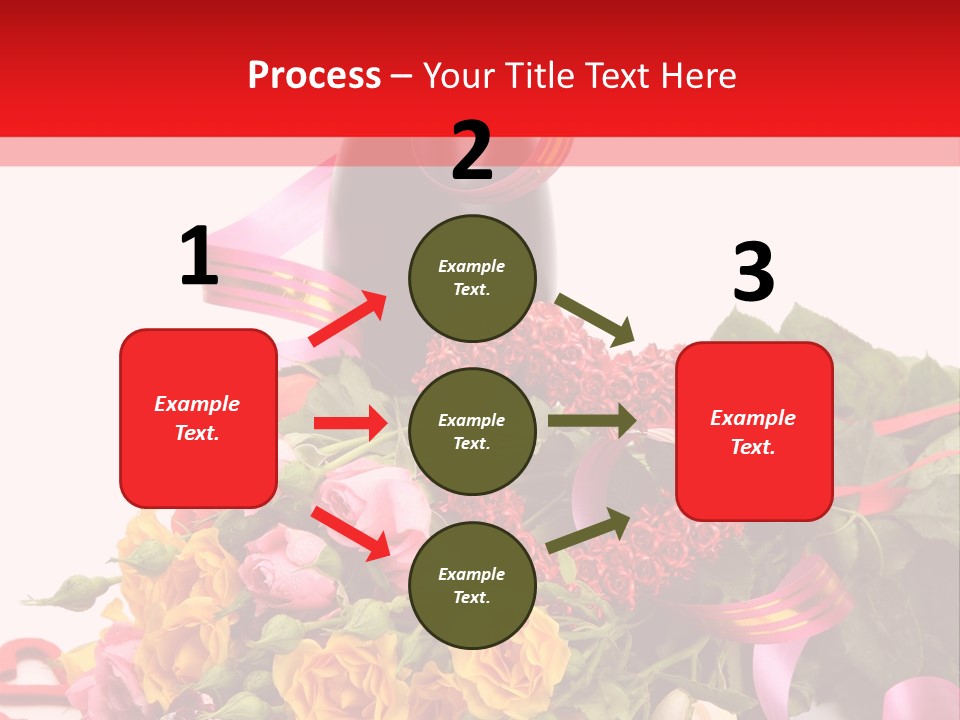 Beauty Streamer Love PowerPoint Template