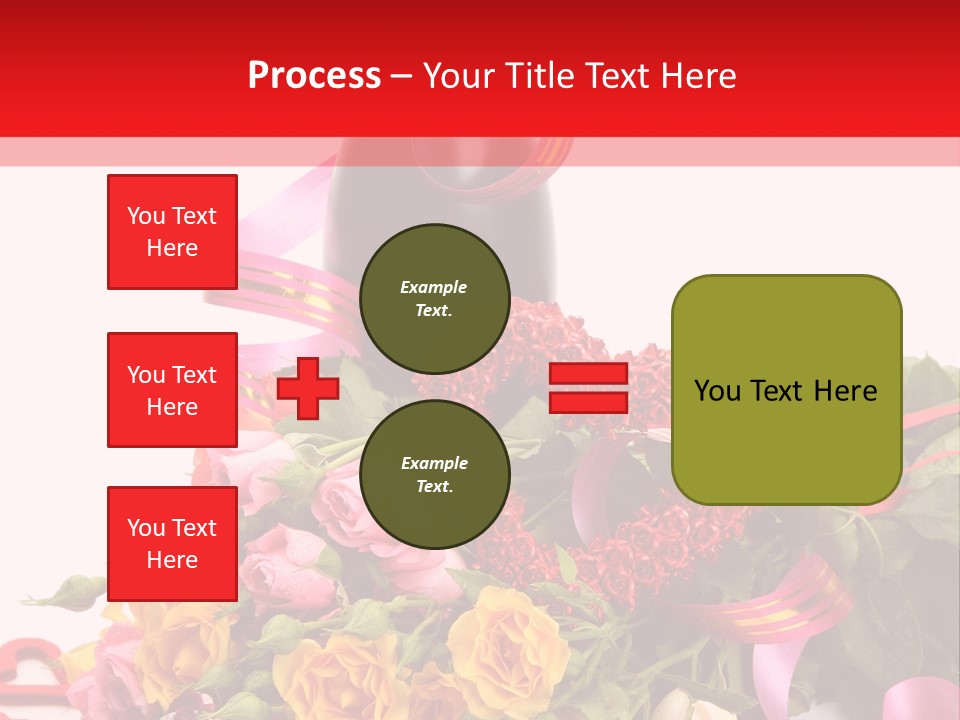 Beauty Streamer Love PowerPoint Template