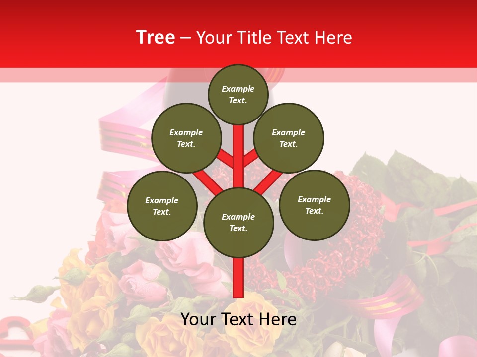 Beauty Streamer Love PowerPoint Template