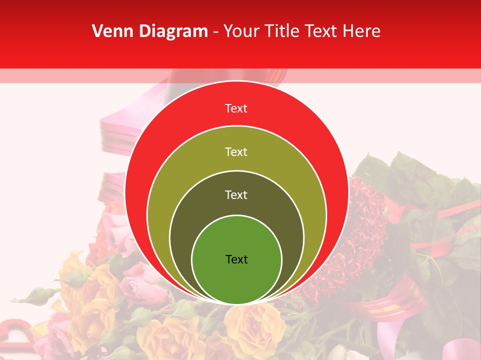 Beauty Streamer Love PowerPoint Template