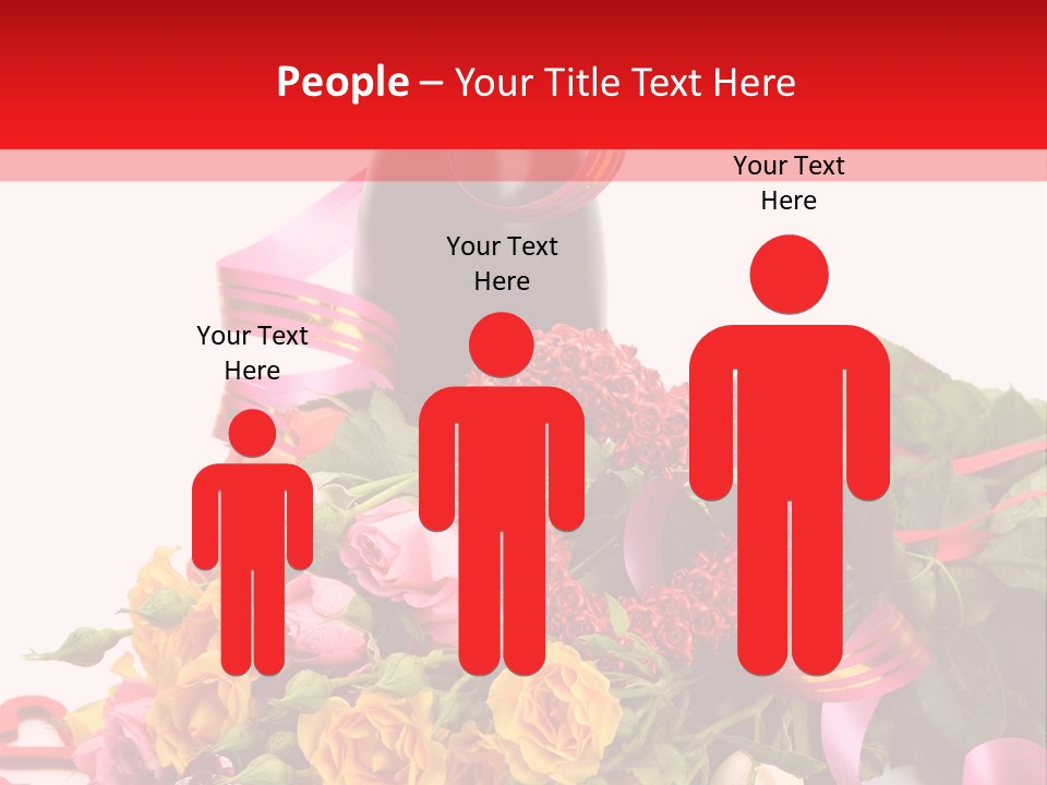 Beauty Streamer Love PowerPoint Template