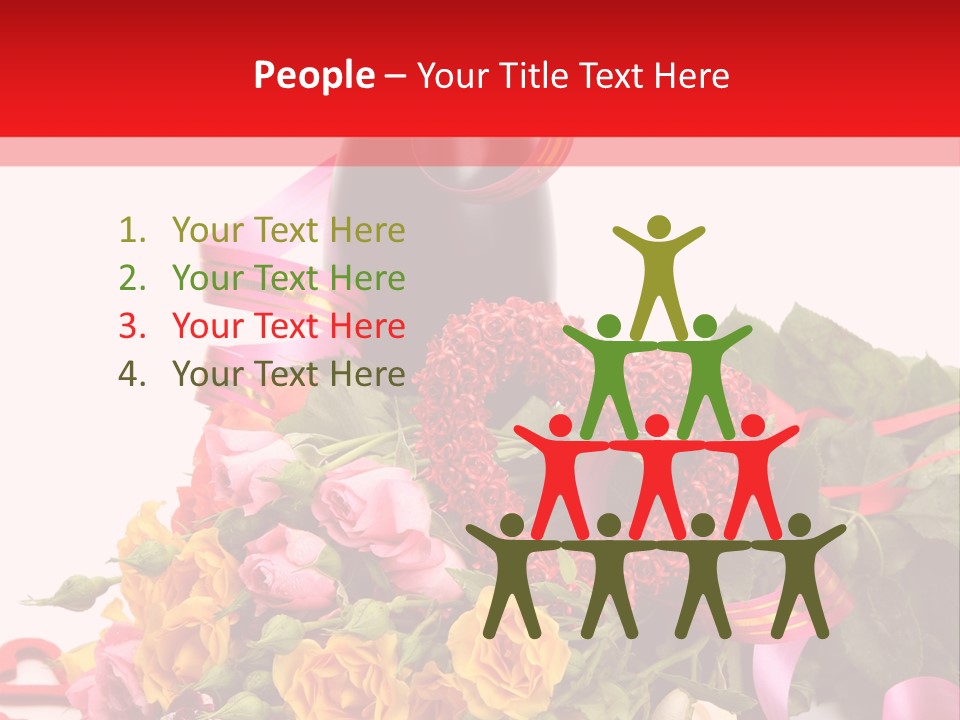 Beauty Streamer Love PowerPoint Template