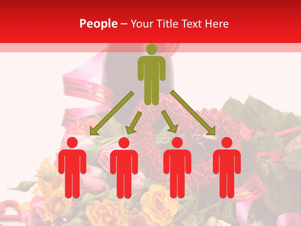 Beauty Streamer Love PowerPoint Template