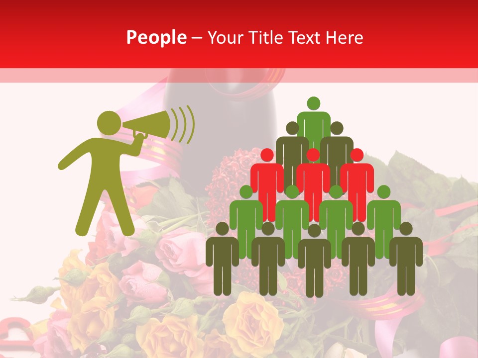 Beauty Streamer Love PowerPoint Template