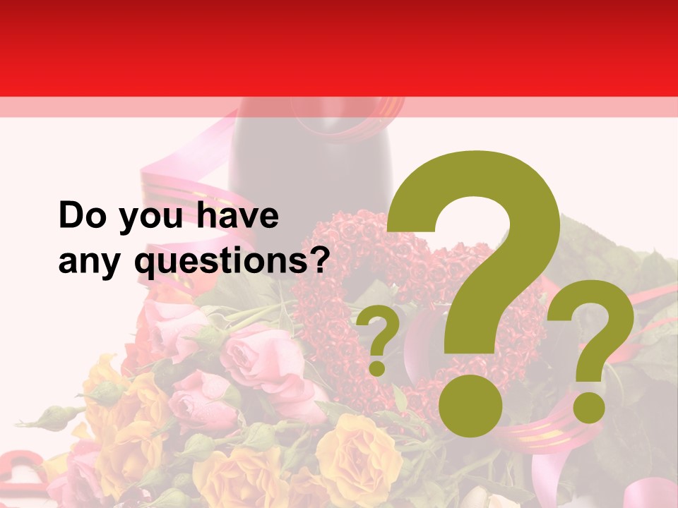 Beauty Streamer Love PowerPoint Template