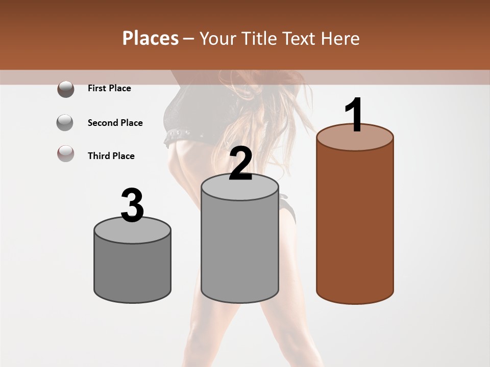 Performance Female Disco PowerPoint Template