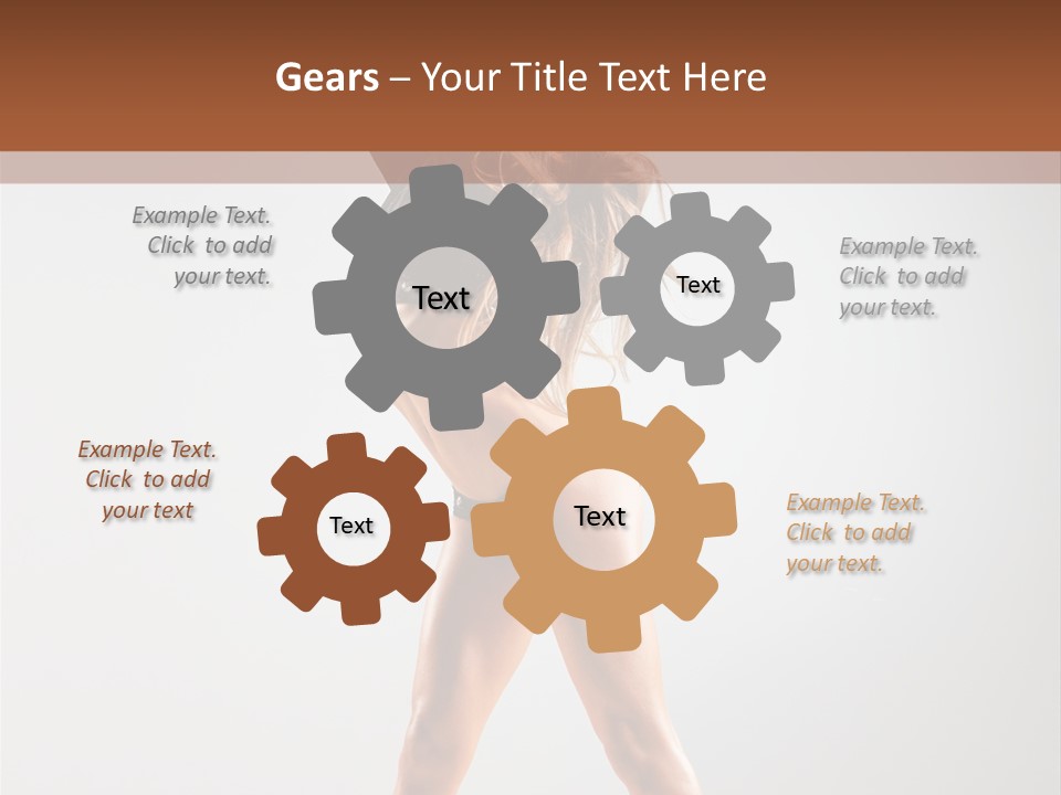 Performance Female Disco PowerPoint Template