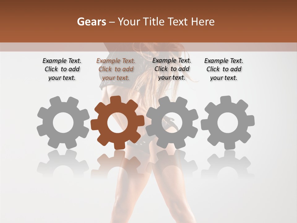 Performance Female Disco PowerPoint Template