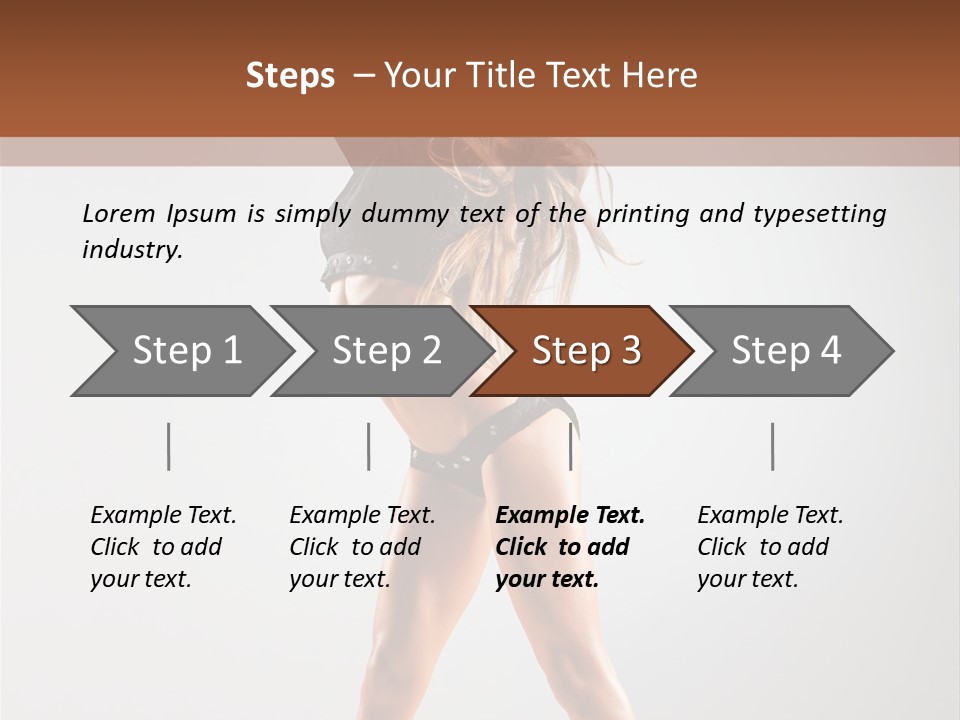Performance Female Disco PowerPoint Template