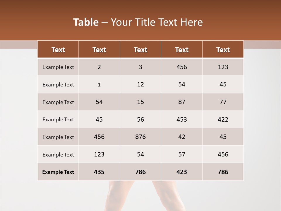 Performance Female Disco PowerPoint Template