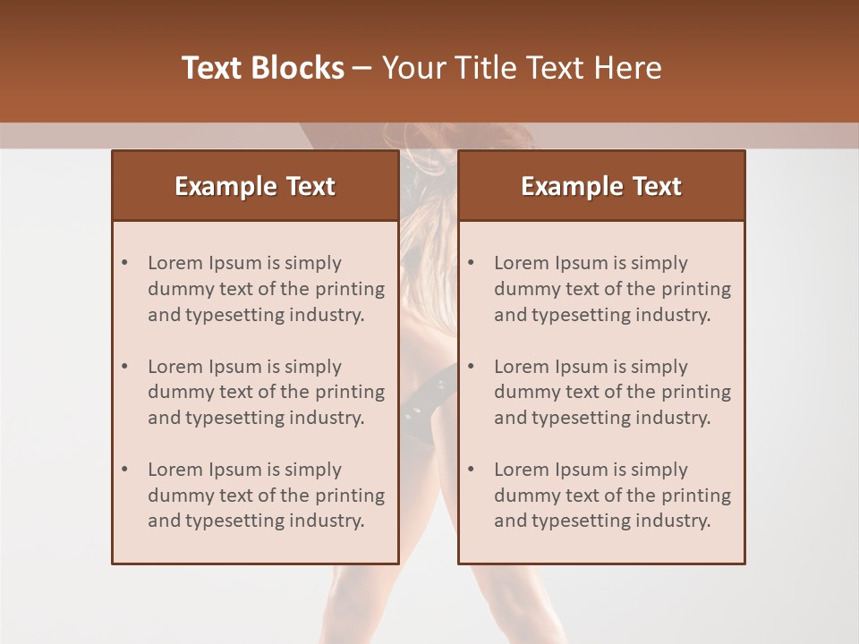 Performance Female Disco PowerPoint Template