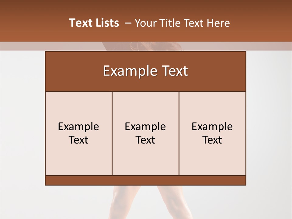 Performance Female Disco PowerPoint Template