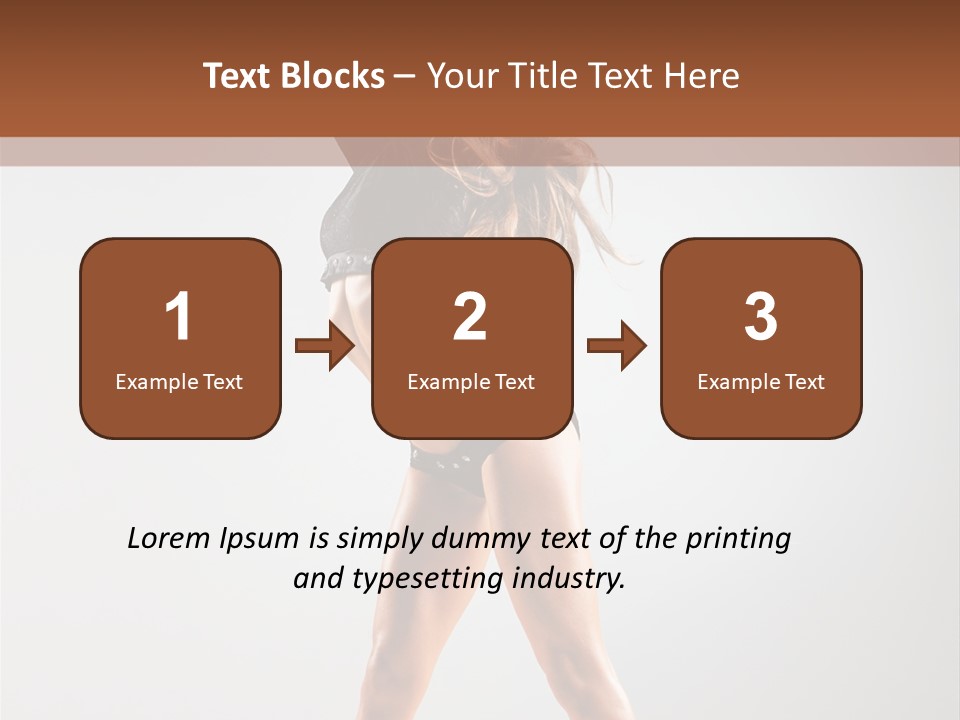 Performance Female Disco PowerPoint Template