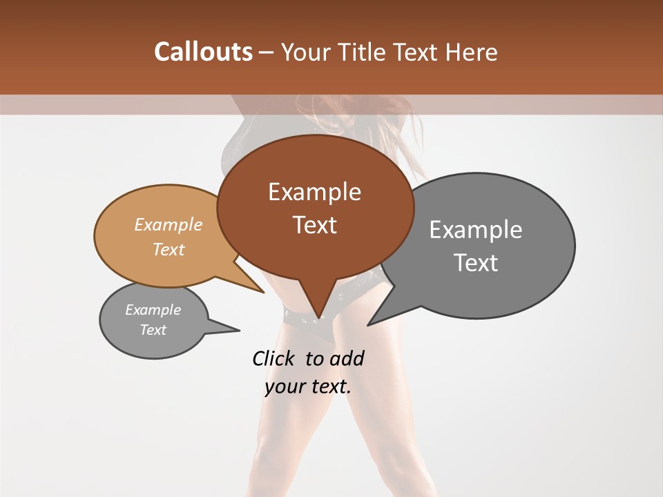 Performance Female Disco PowerPoint Template