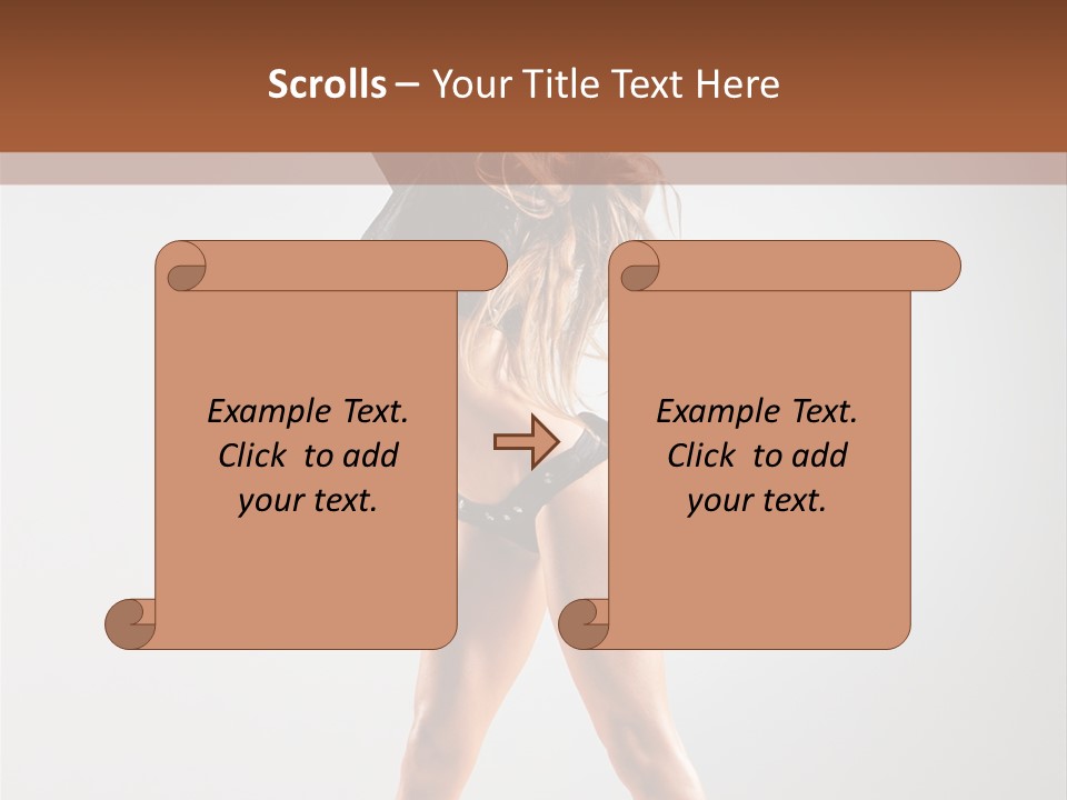 Performance Female Disco PowerPoint Template