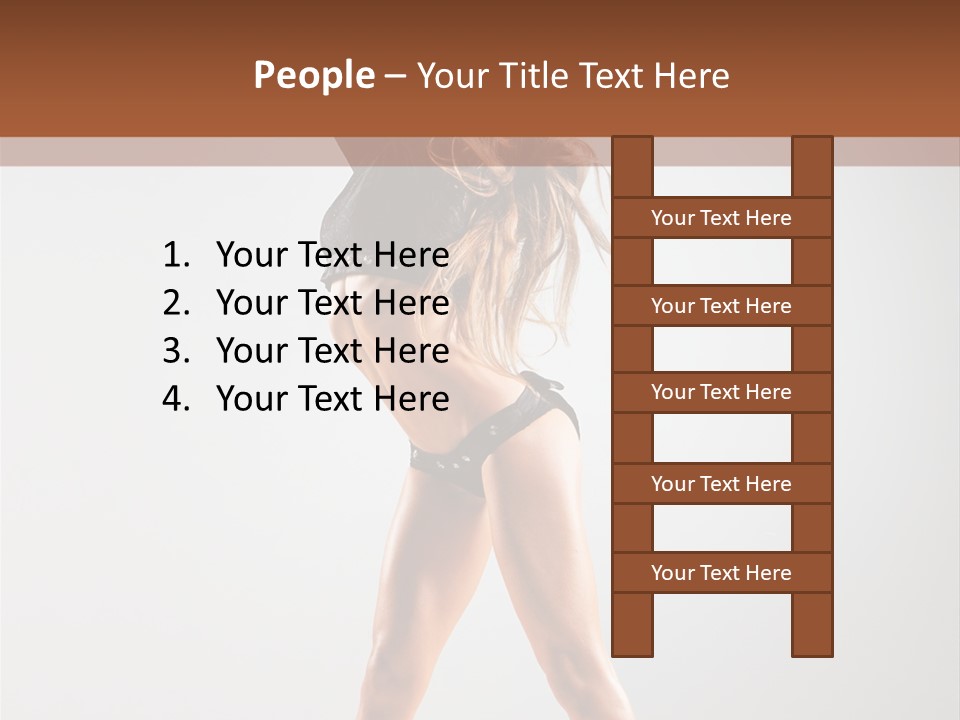 Performance Female Disco PowerPoint Template