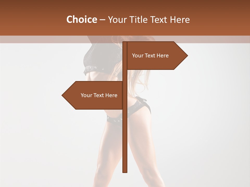 Performance Female Disco PowerPoint Template