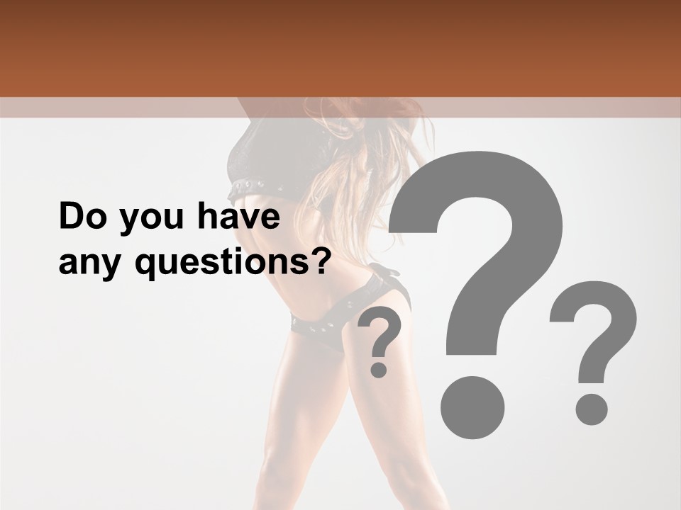 Performance Female Disco PowerPoint Template