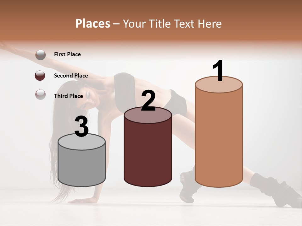 Posing Healthy Pose PowerPoint Template