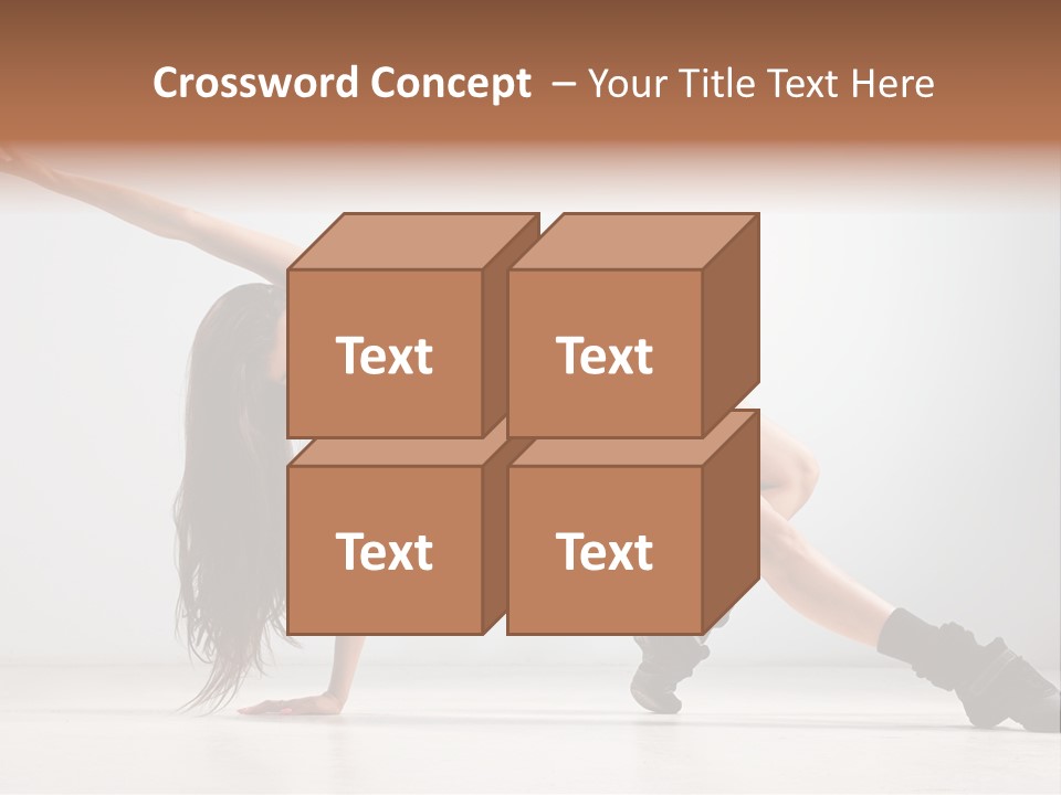 Posing Healthy Pose PowerPoint Template