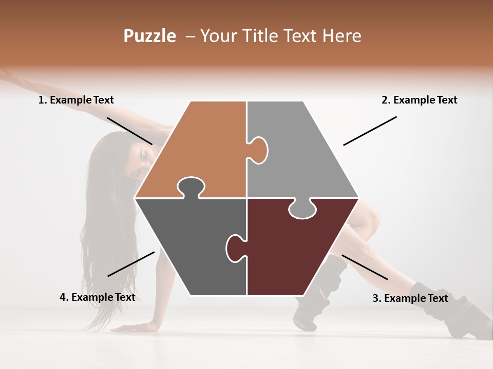 Posing Healthy Pose PowerPoint Template