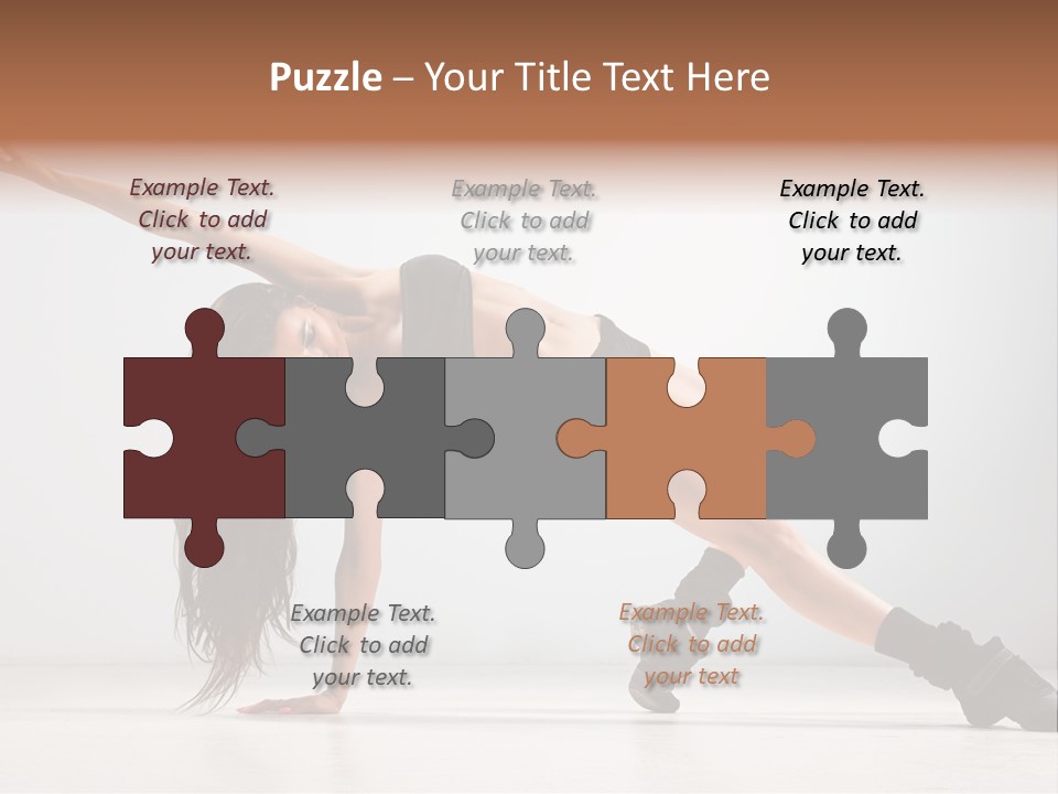 Posing Healthy Pose PowerPoint Template