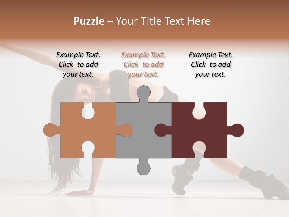 Posing Healthy Pose PowerPoint Template